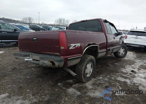 1996 Chevrolet Gmt-400 K1500 из США, поврежденный, VIN 2GCEK19R7T1222714